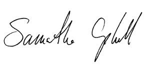 Samantha Campbell Signature